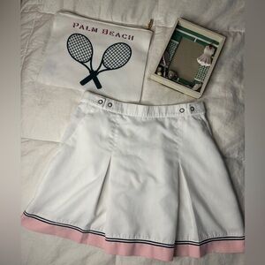 Tennis Skirt with Palm Beach Tennis Bag and Tennis Picture Frame! 🎾💕💚